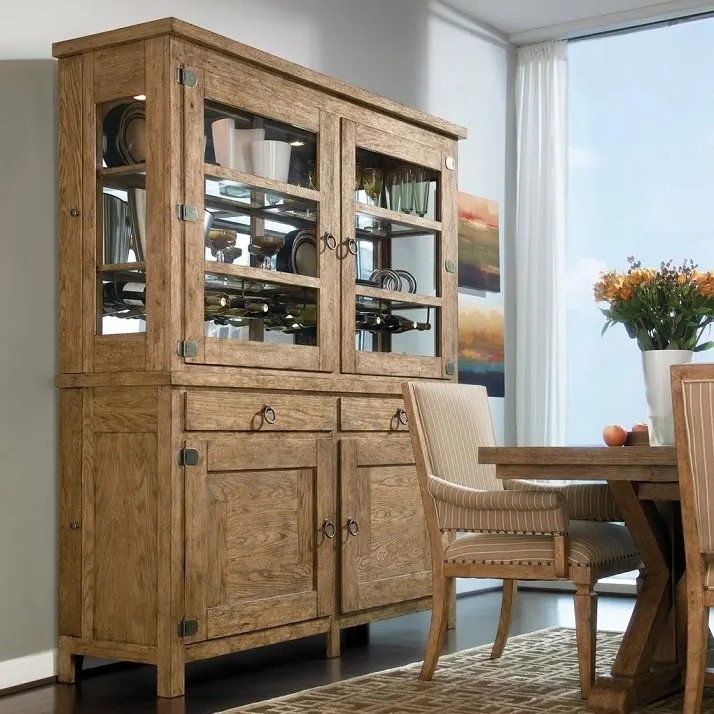 Rustic Glazed Hutch – Dining Room, Lower Cupboards
